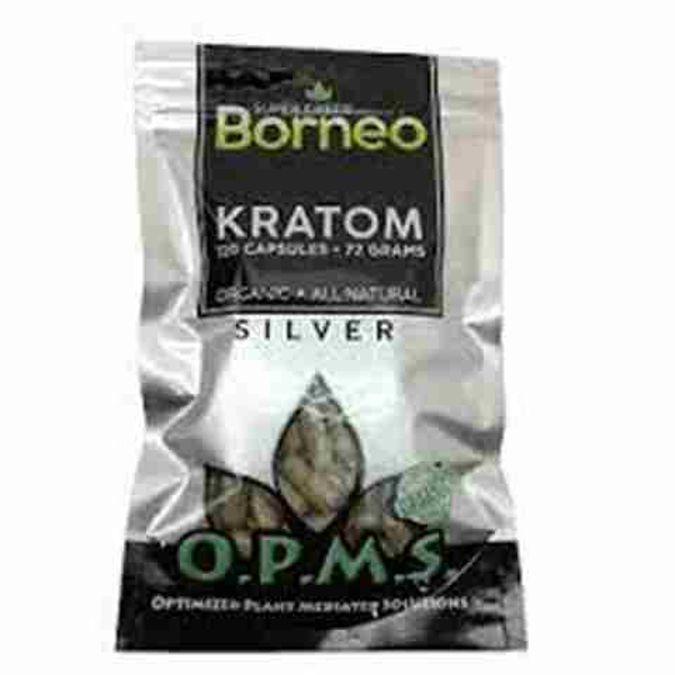 Picture of O.p.m.s silver capsules 480ct 288gm  - Super green borneo