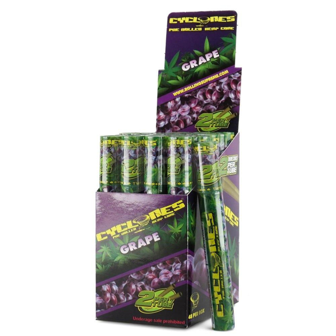 Picture of Cyclones Hemp Cones Grape 24CT