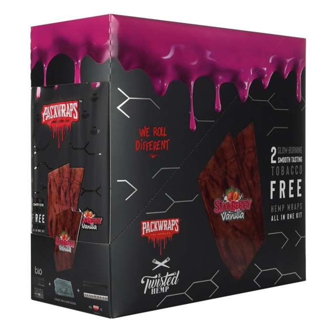 Picture of Packwraps X Hemp Wraps  Strawberry Vanilla 2 for 2.99