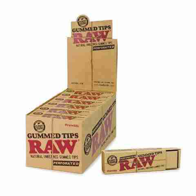 Picture of Raw Gummed Tips Perforated 24CT