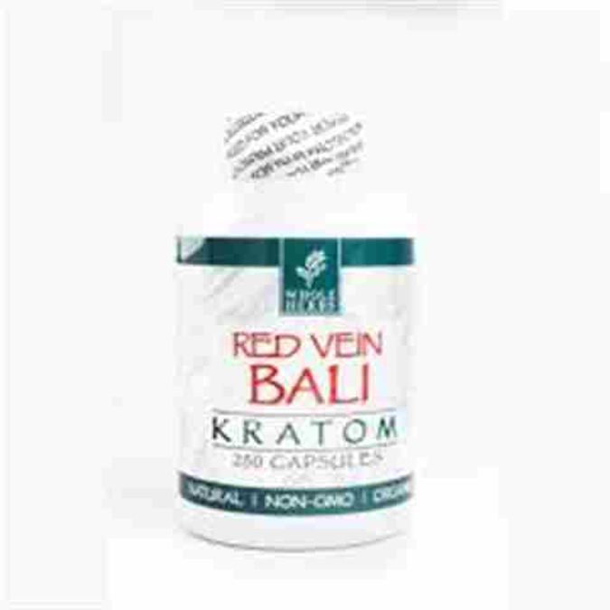 Picture of WHOLEHERBS KRATOM CAPSULES 150G 250CT - RED VEIN BALI
