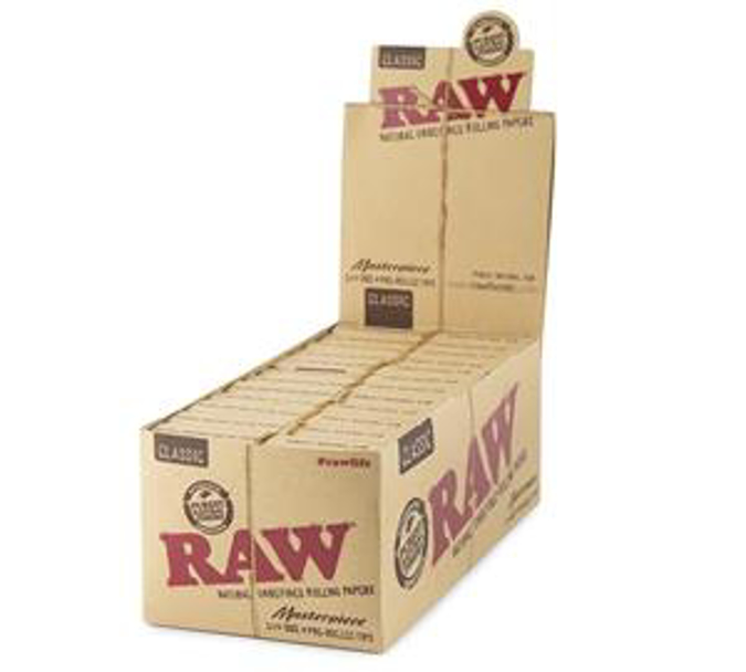Picture of Raw Masterpiece Rolled Tips 1.25 24CT