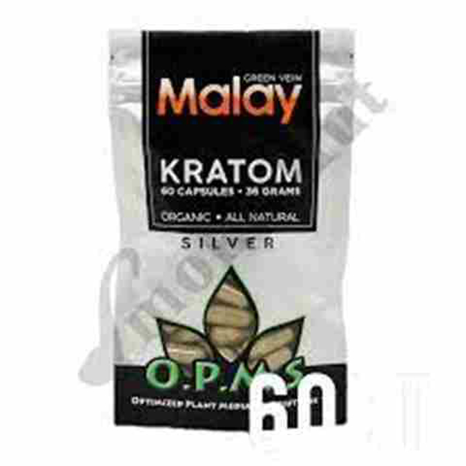 Picture of O.p.m.s silver capsules 60ct 36g - Green vein malay