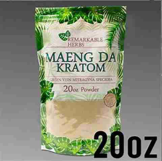 Picture of Remarkable Herbs Kratom powder 20oz - Green vein maeng da