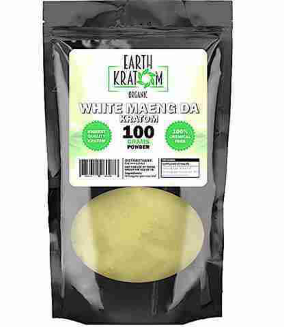 Picture of EARTH KRATOM POWDER 100GM - WHITE MAENG DA