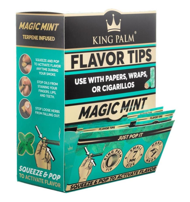 Picture of King Palm Flavor Tips - Magic Mint 50CT 