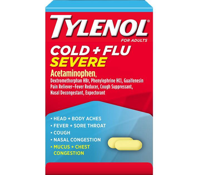 Picture of Tylenol Cold+Flu Severe 20X2Caplets