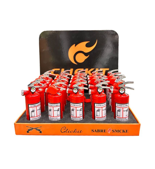Picture of GH6337 Clickit Fire Extinguisher Lighter 25CT