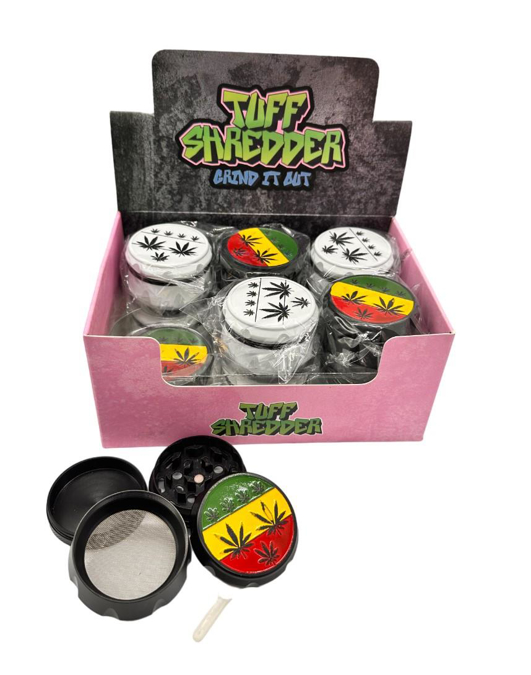 Picture of TS1038 Tuff Shredder Colorful Leaf Grinder 12CT