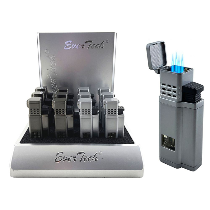 Picture of MO396 Evertech Quad Torch w/ Cigar Punch 12CT