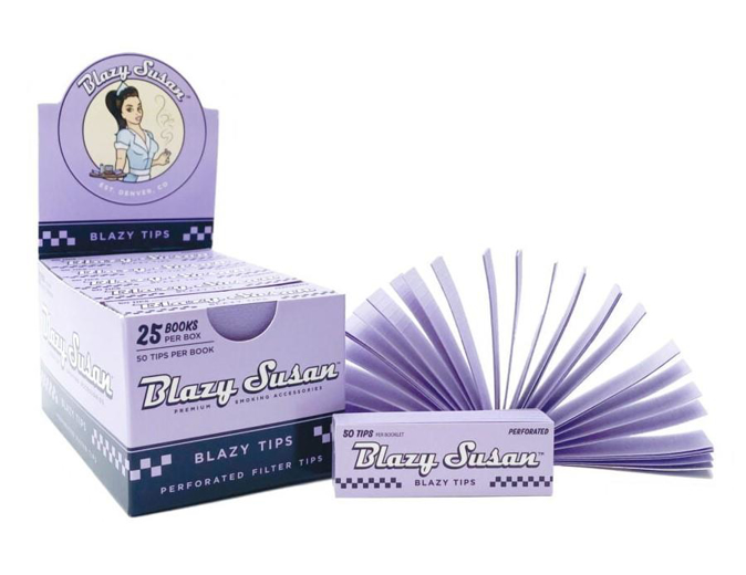 Picture of Blazy Susan Purple Filter Tips 25CT