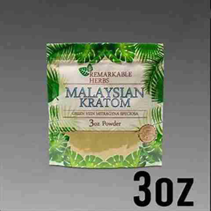 Picture of Remarkable Herbs Kratom powder 3oz - Green vein malaysian