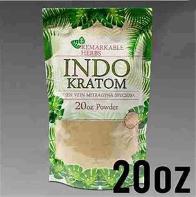 Picture of Remarkable Herbs Kratom powder 20oz - Green vein indo