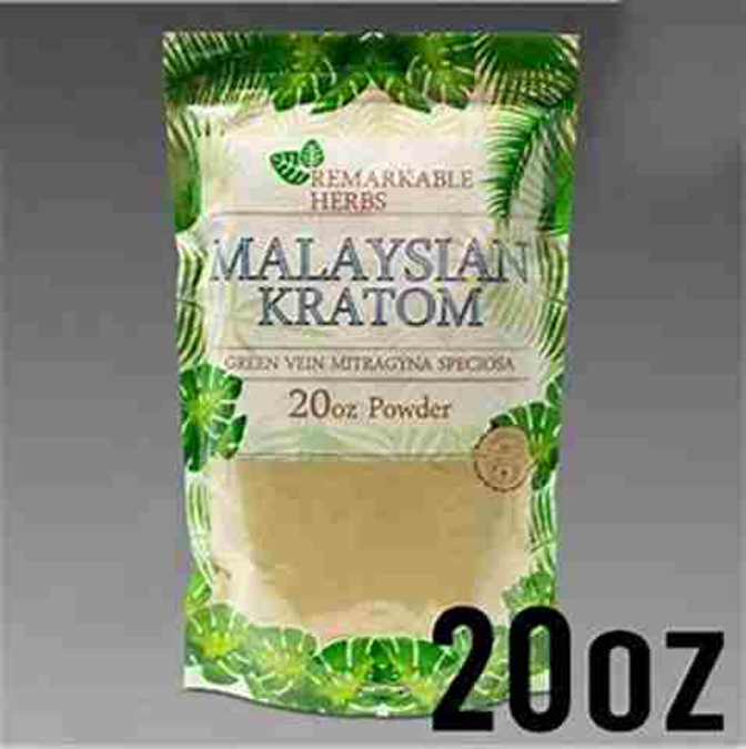Picture of Remarkable Herbs Kratom powder 20oz - Gren vein malaysian 