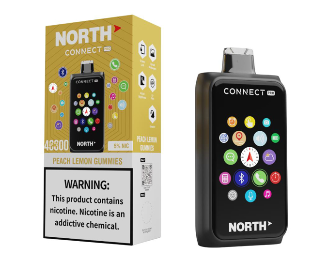 Picture of North Connect Pro 40KPuffs Peach Lemon Gummies