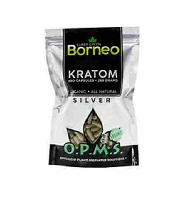 Picture of O.p.m.s silver capsules 30ct 18g - Super green borneo