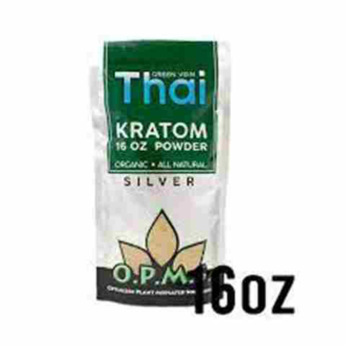Picture of O.p.m.s silver powder 16oz - Green vein thai