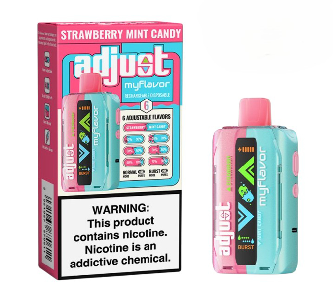 Picture of Adjust Myflavor 40K Strawberry Mint Candy