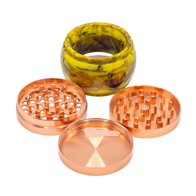 Picture of 70427 Grinder XI Stash Compartment Resin Marble Design
