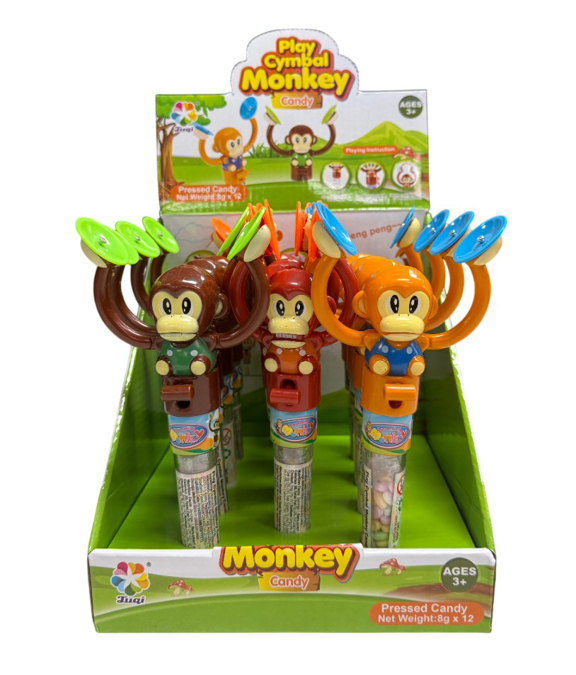 Picture of Toy Candy Play Cymbal Monkey 12CT 890