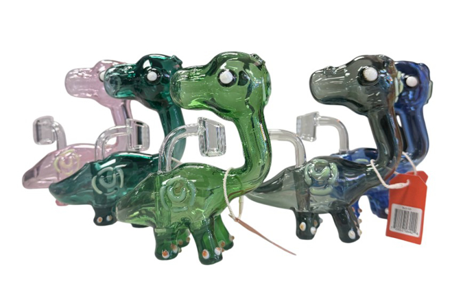 Picture of Silo Glass 4.5in Dinosaur WP SILO121
