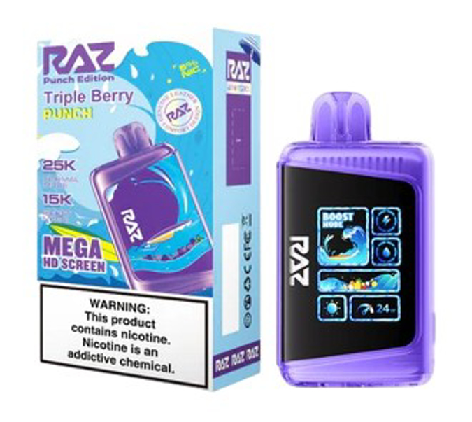 Picture of Raz LTX 25KPuffs Triple Berry Punch