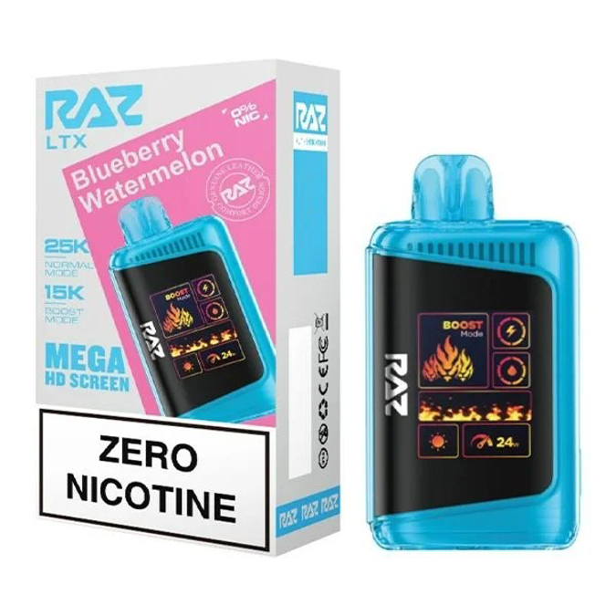 Picture of Raz LTX 0Nic 25KPuffs Blueberry Watermelon