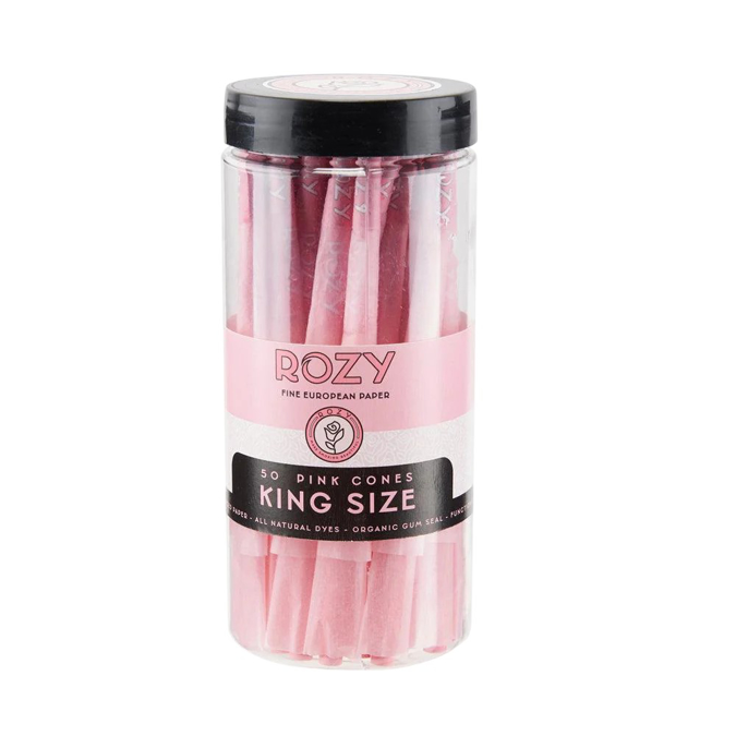 Picture of Rozy King Size Cones 50ct  Jar