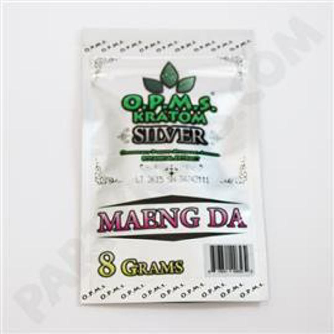 Picture of O.P.M.S Silver - Green Vein Maeng Da 9.6g 16 Caps Kratom