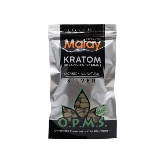 Picture of O.p.m.s silver capsules 120ct 72g - Green vein malay
