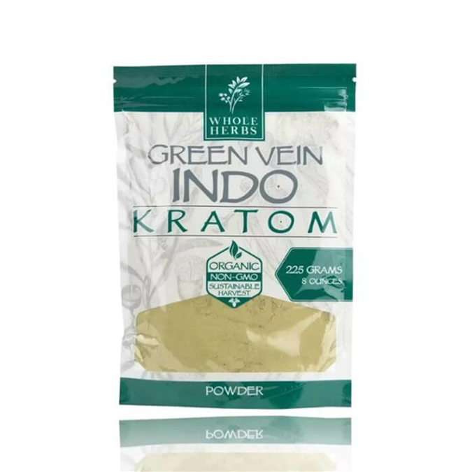 Picture of Wholeherbs Kratom powder 8oz - Green vein indo