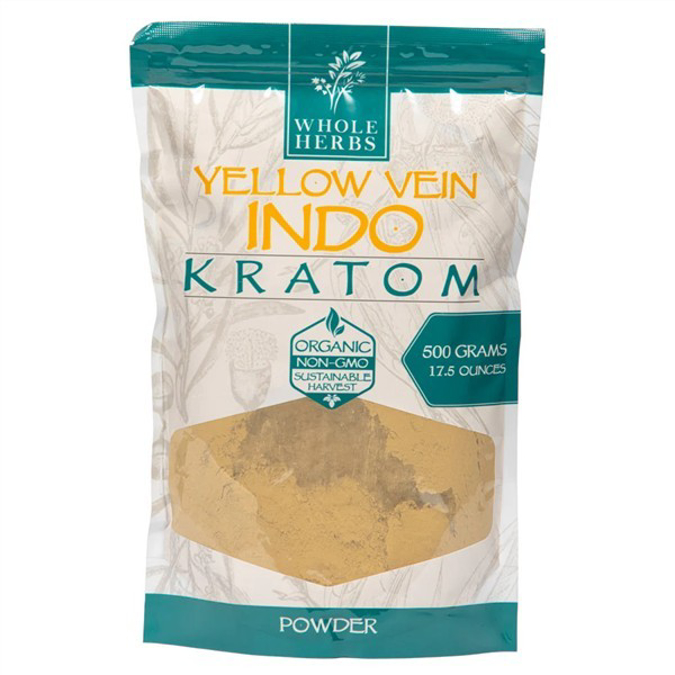 Picture of WHOLEHERBS KRATOM POWDER 17OZ 500G - YELLOW VEIN INDO