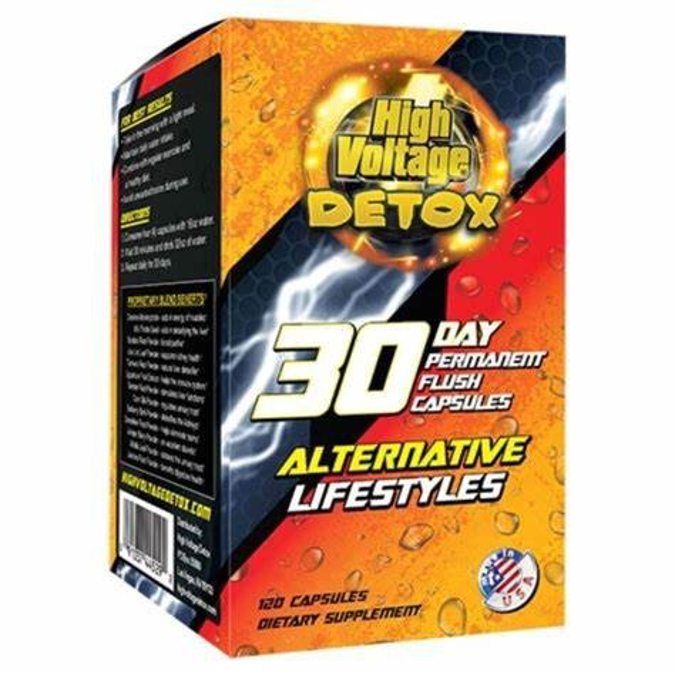 Picture of HIGH VOLTAGE DETOX 30 DAY PERM FLUSH 120 CAP (SINGLE)