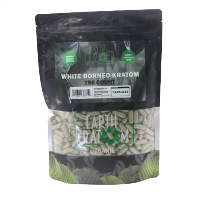 Picture of EARTH KRATOM CAPS 750CT - WHITE BORNEO