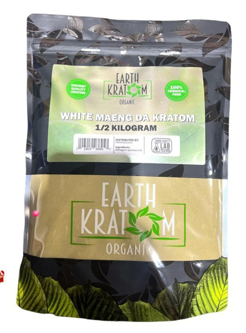 Picture of EARTH KRATOM POWDER 1/2KG - WHITE MAENG DA