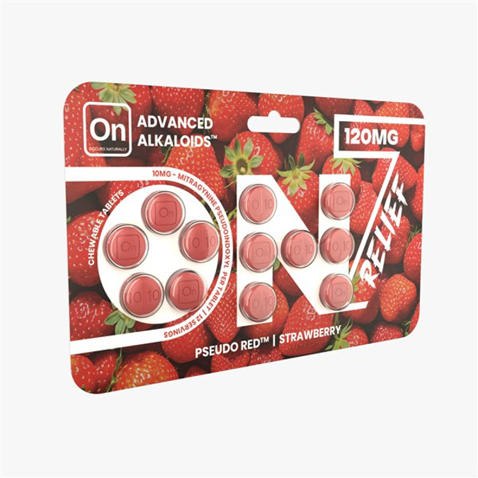 Picture of HYDROX - ON RELIEFTAB 10MG 12CT - STRAWBERRY