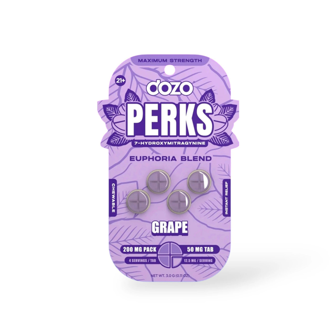 Picture of HYDROX - DOZO PERKS TAB 50MG 4CT - GRAPE