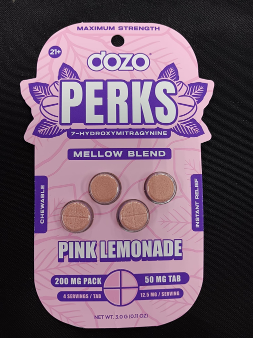 Picture of HYDROX - DOZO PERKS TAB 50MG 4CT - PINK LEMONADE