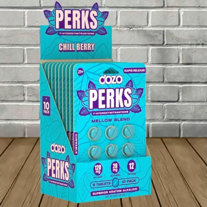 Picture of HYDROX - Dozo Perks tablets 20mg 6CT - Chill Berry  