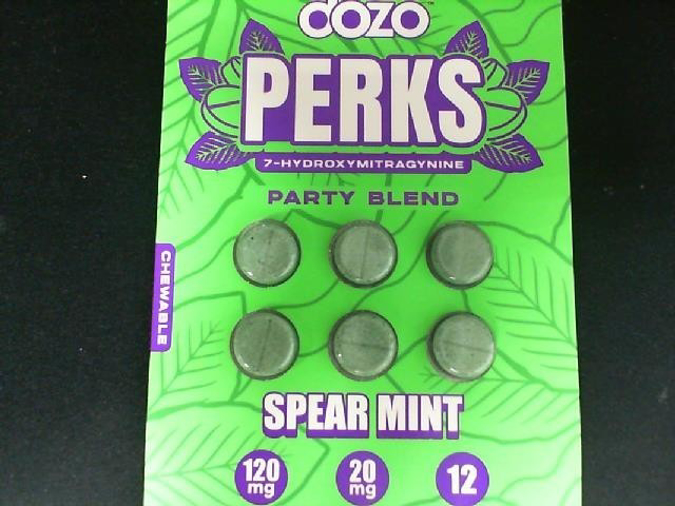 Picture of HYDROX - Dozo Perks tablets 20mg 6CT - Spearmint