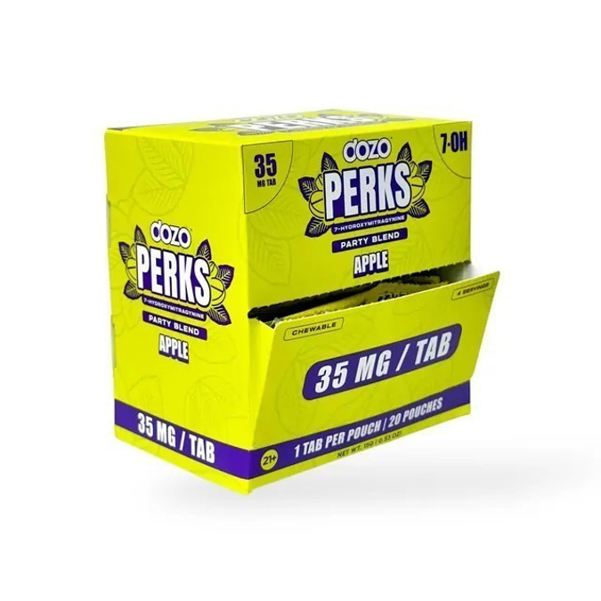 Picture of HYDROX - Dozo Perks tablets 35mg 20CT - APPLE