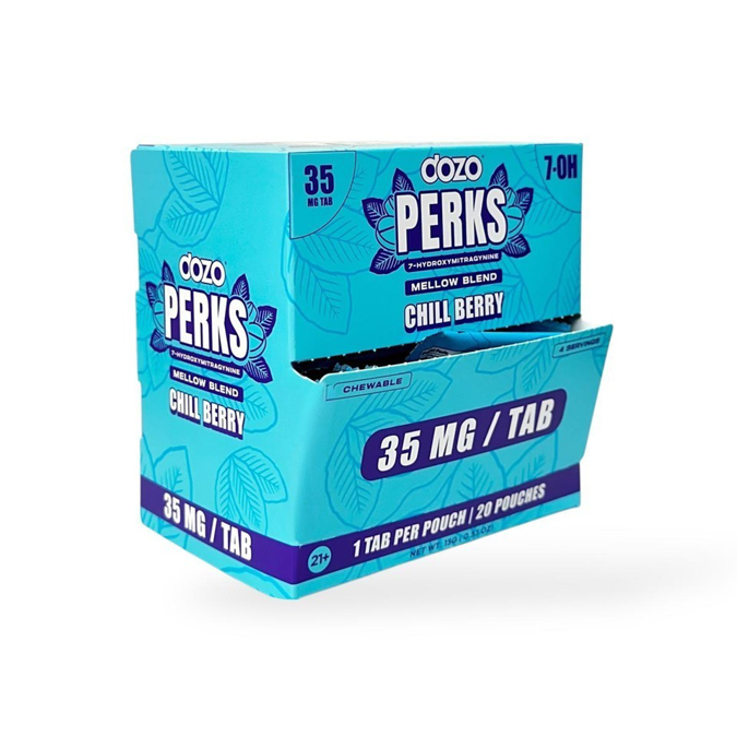 Picture of HYDROX - Dozo Perks tablets 35mg 20CT - CHILL BERRY