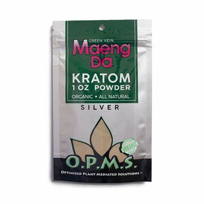 Picture of O.p.m.s silver powder 1oz - Red vein maeng da
