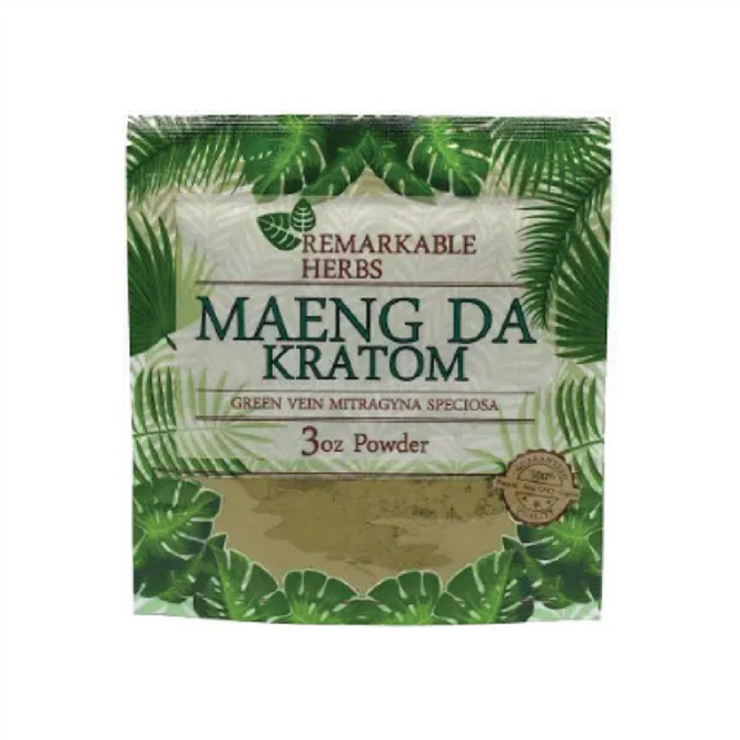 Picture of Remarkable Herbs Kratom powder 3oz - Green maeng da