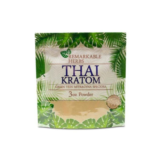 Picture of Remarkable Herbs Kratom powder 3oz - Green vein thai