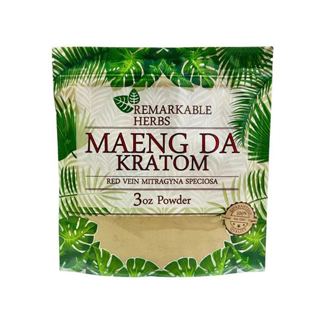 Picture of Remarkable Herbs Kratom powder 3oz - Red vein maeng da