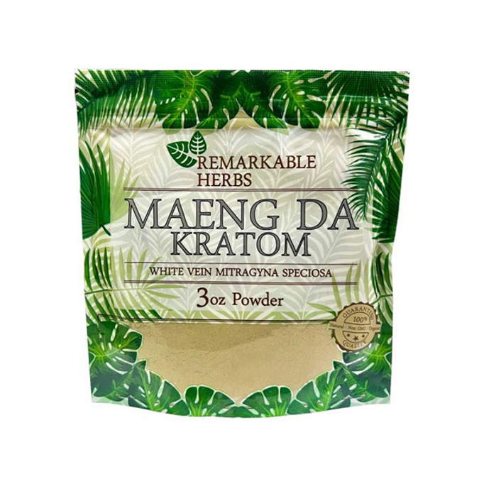 Picture of Remarkable Herbs Kratom powder 3oz - White vein MAENG DA