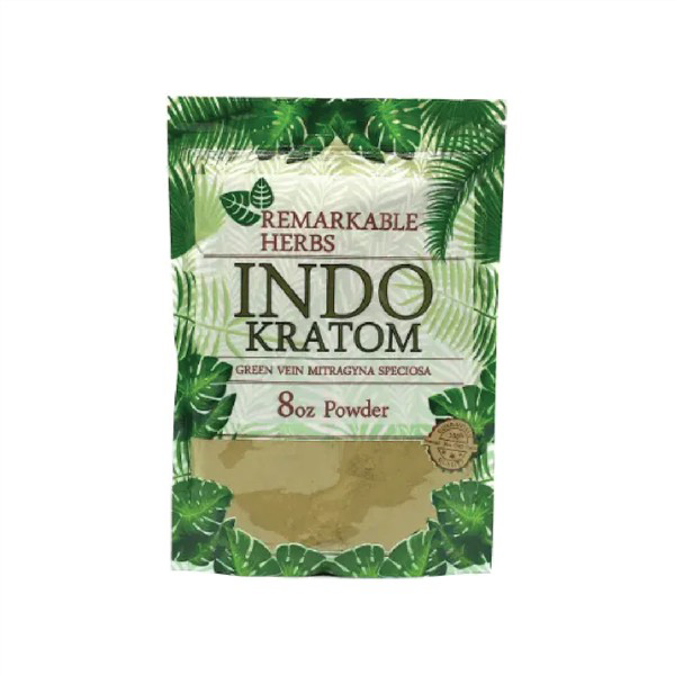 Picture of Remarkable Herbs Kratom powder 8 oz - Green Vein Indo