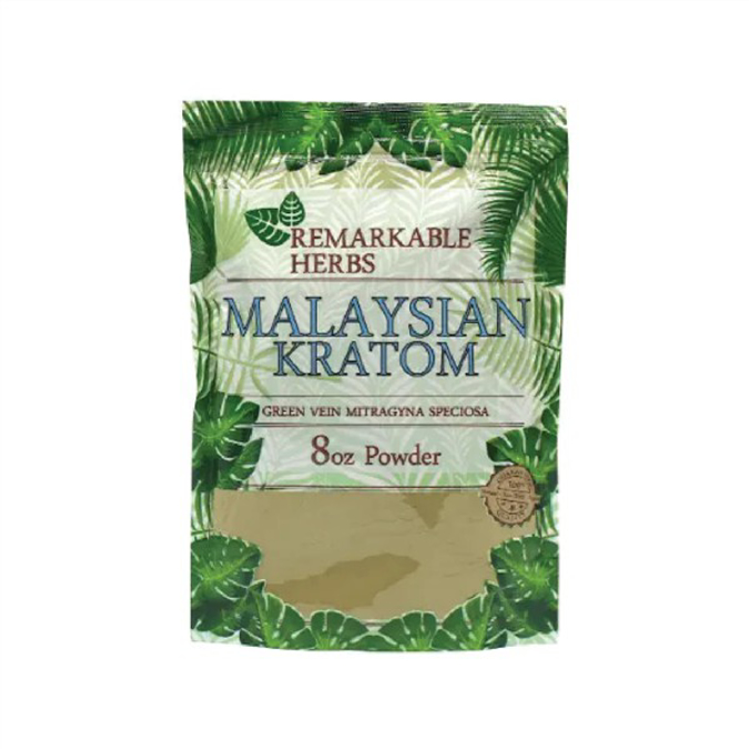 Picture of Remarkable Herbs Kratom powder 8 oz - Green Vein Malaysian