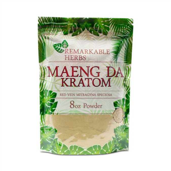 Picture of Remarkable Herbs Kratom powder 8 oz - Red vein Maeng Da